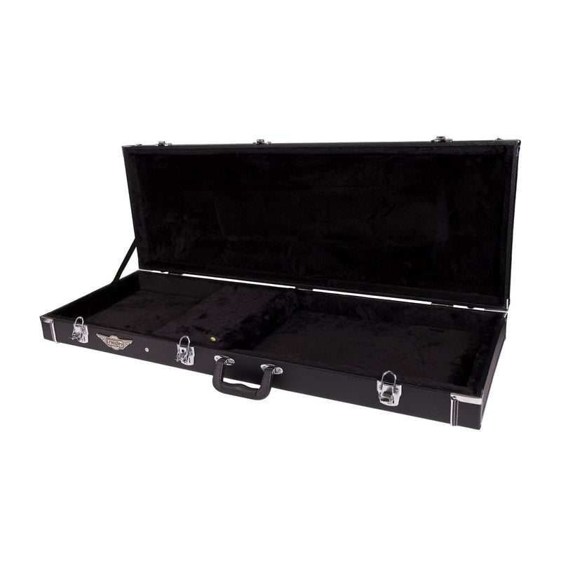 -Crossfire Standard Rectangular ST and TE-Style Electric Guitar Hard Case (Black)-Living Music