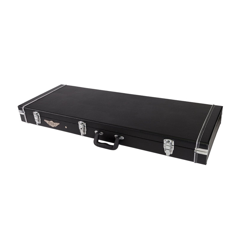-Crossfire Standard Rectangular ST and TE-Style Electric Guitar Hard Case (Black)-Living Music