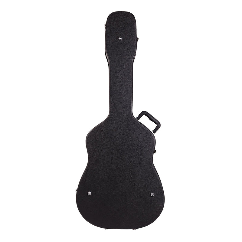 -Crossfire Standard Shaped 12-String Acoustic Guitar Hard Case (Black)-Living Music