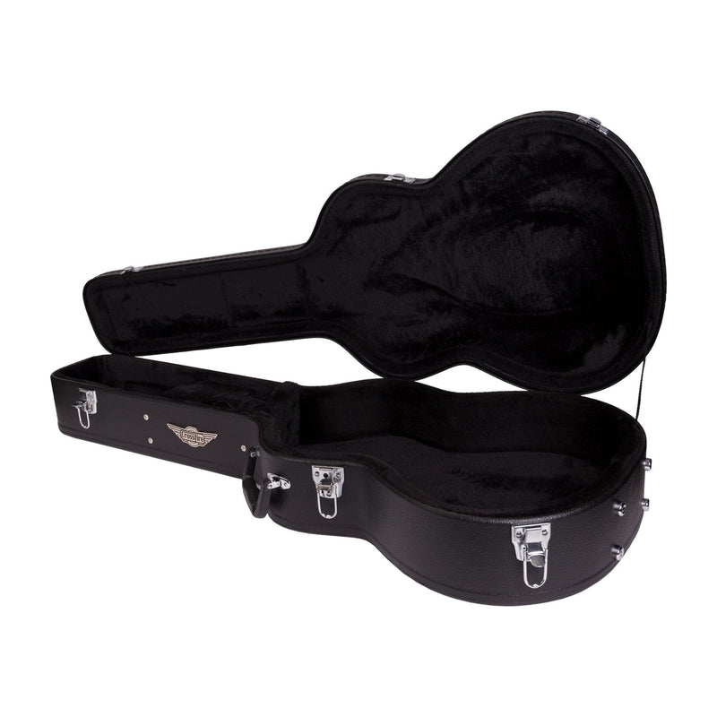 -Crossfire Standard Shaped Classical Guitar Hard Case (Black)-Living Music
