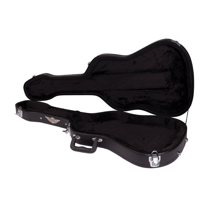 XFC-ST-BLK-Crossfire Standard Shaped ST-Style Electric Guitar Hard Case (Black)-Living Music