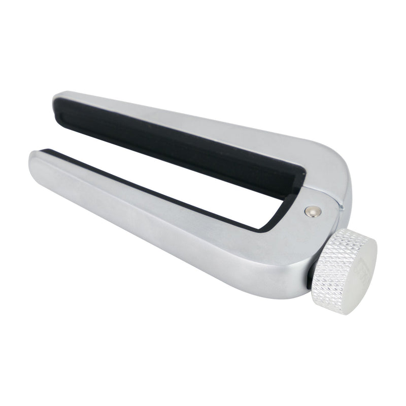 -Crossfire Universal Acoustic and Classical Guitar Capo (Silver)-Living Music