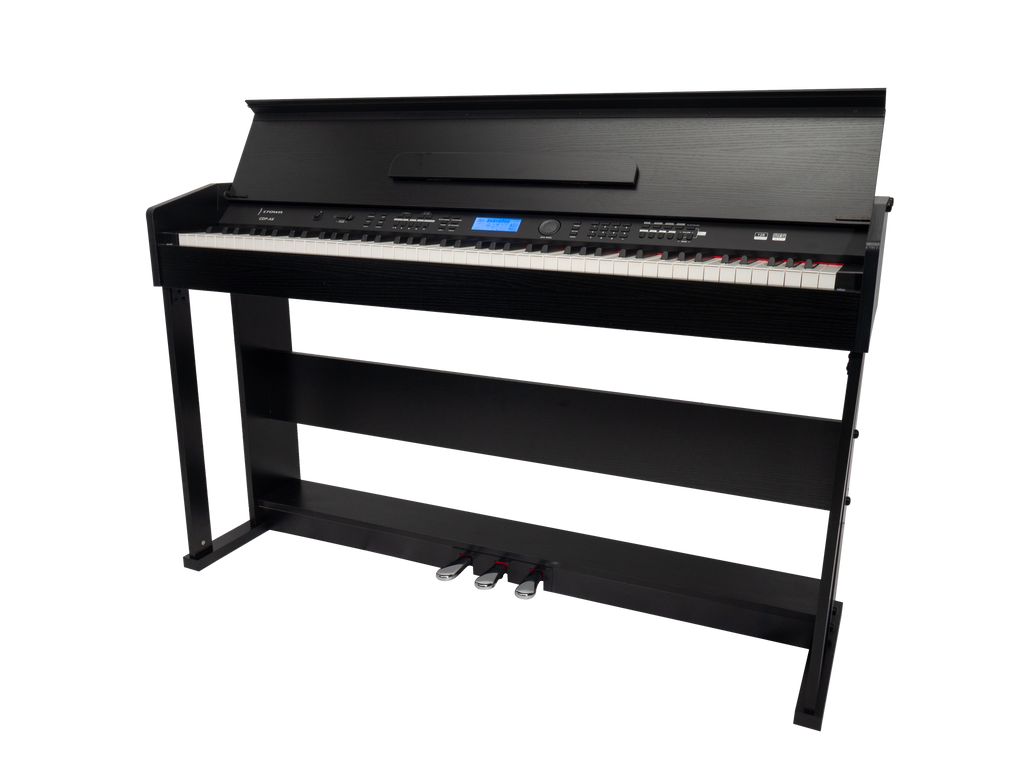 -Crown A8 88-Key Touch Responsive Digital Piano (Black)-Living Music