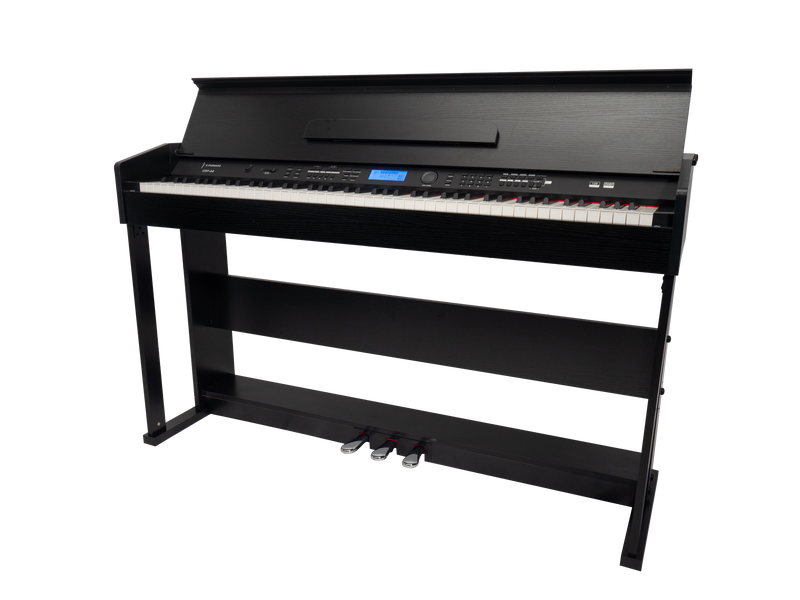 -Crown A8 88-Key Touch Responsive Digital Piano (Black)-Living Music
