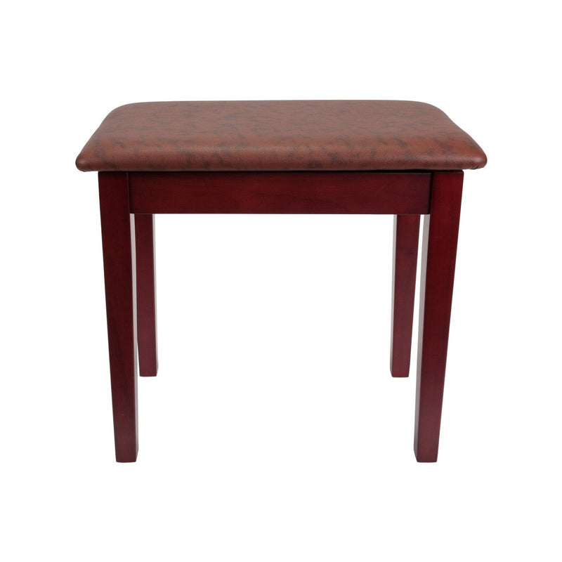 CPS-2S-MAH-Crown Compact Piano Stool with Storage Compartment (Mahogany)-Living Music