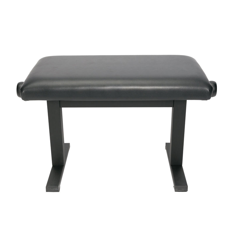 CPS-9P-BLK-Crown Hydraulic Height Adjustable Piano Stool (Black)-Living Music