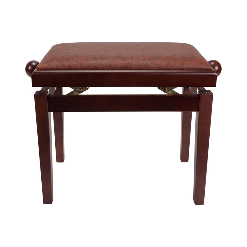 CPS-5A-WAL-Crown Timber Trim Height Adjustable Piano Stool (Walnut)-Living Music