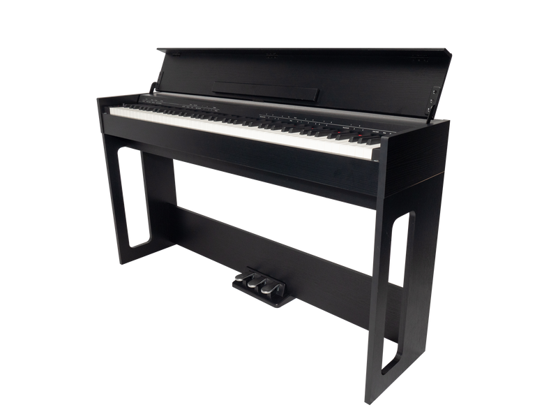 -Crown A5 88-Key Touch Responsive Digital Piano (Black)-Living Music