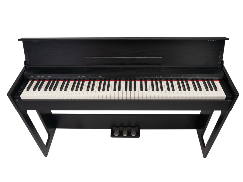 -Crown A5 88-Key Touch Responsive Digital Piano (Black)-Living Music
