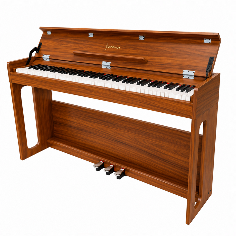 -Crown CDP806 88 Key Weighted Digital Piano (Woodgrain)-Living Music