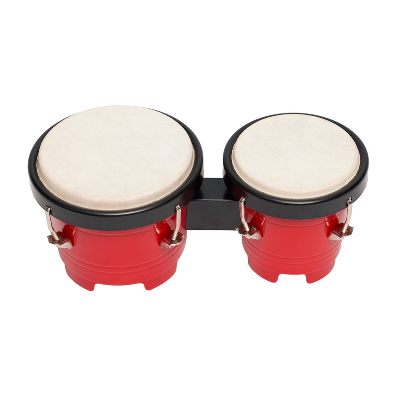 DFP-ZHB-R-Drumfire 4" and 5" ABS Tuneable Bongos (Red)-Living Music