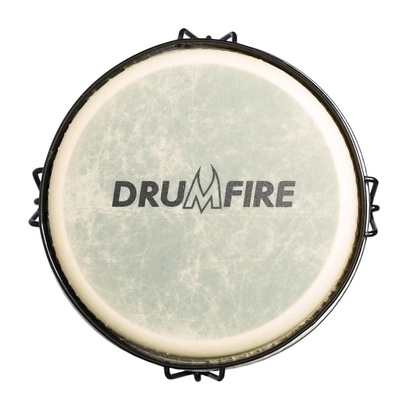 DFP-D865-MUC-Drumfire 8" Tuneable Synthetic Head Djembe (Multicolour)-Living Music