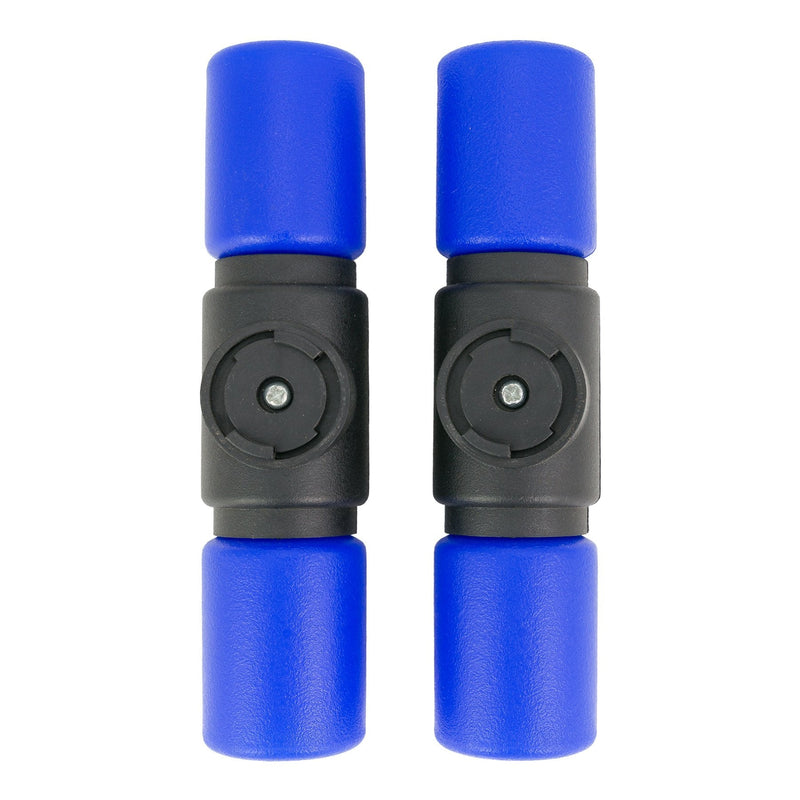 -Drumfire ABS Double Shaker (Blue)-Living Music