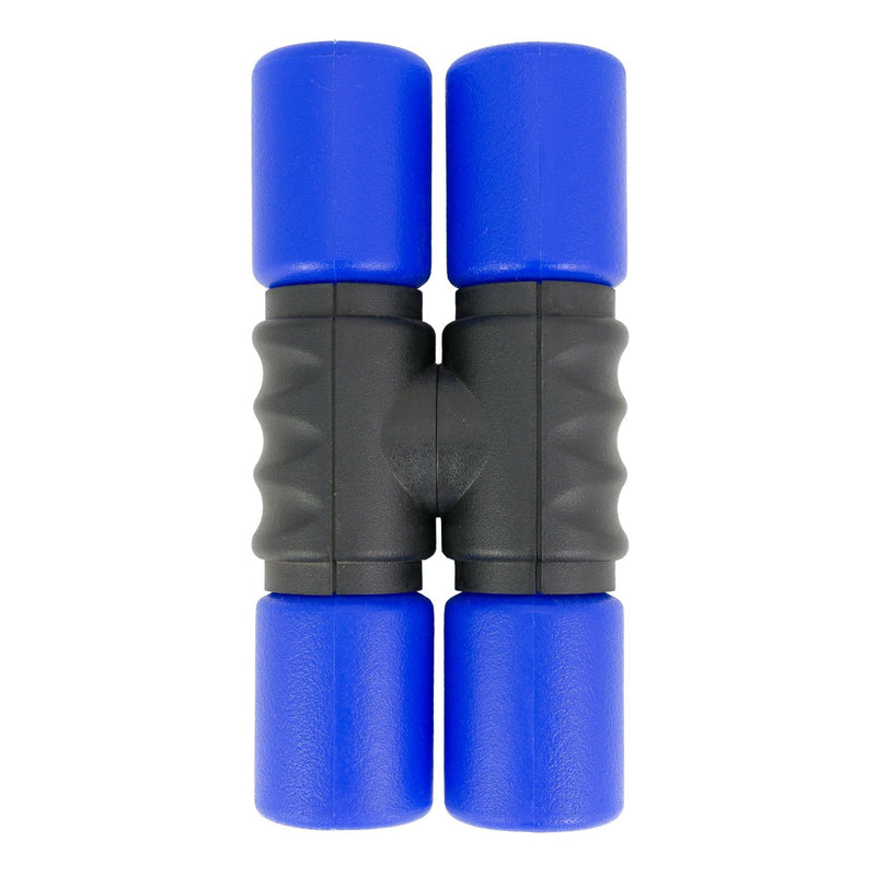 -Drumfire ABS Double Shaker (Blue)-Living Music