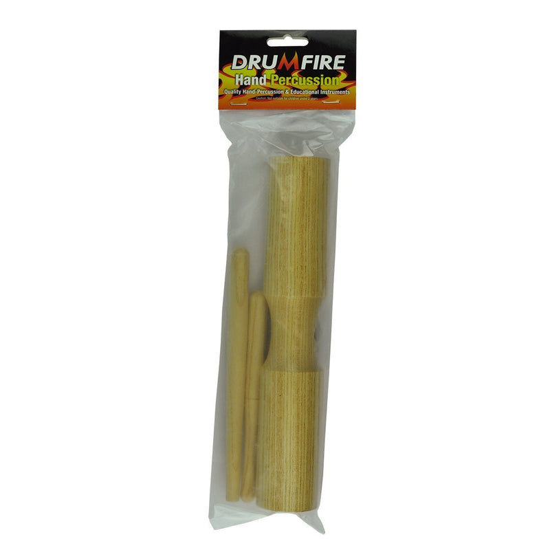 -Drumfire Double-Ended Tone Block (25cm)-Living Music