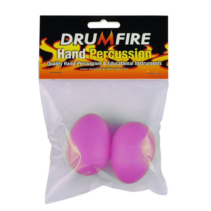 -Drumfire Egg Shaker Pair (Pink)-Living Music