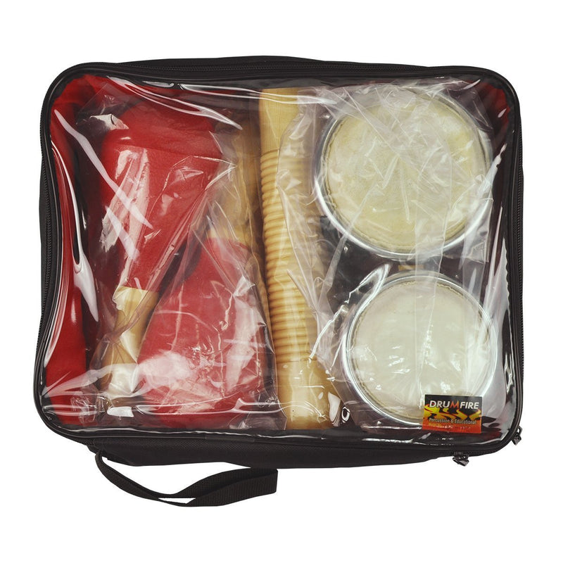 DFP-PP2-PLA-Drumfire Hand Percussion & Bongo Set with Carry Bag (3-Piece)-Living Music