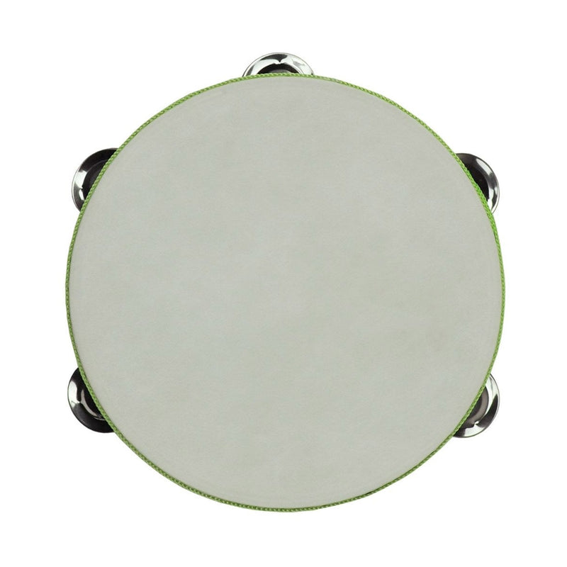 -Drumfire Headed Wooden Tambourine (8")-Living Music