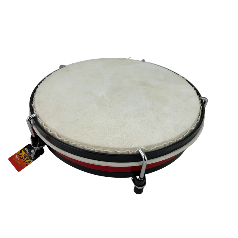 -Drumfire 10" Tunable Hand Drum (Red)-Living Music