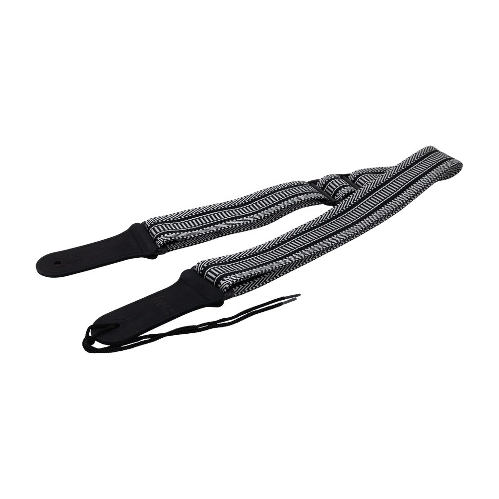 -Fretz FGST-QA25-GRY 2" Strap (Black Grey)-Living Music