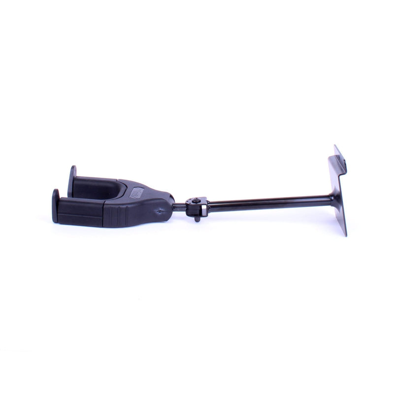 -Fretz Long Self-Securing Long Slatwall Guitar Hanger (Black)-Living Music