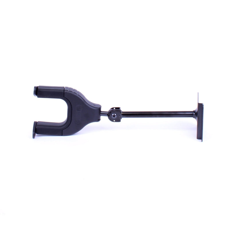 -Fretz Long Self-Securing Long Slatwall Guitar Hanger (Black)-Living Music