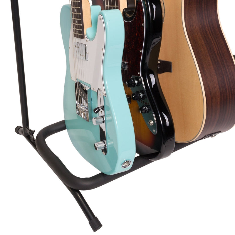 FGS-3PO-BLK-Fretz Multi-Rack Guitar Stand (3 Guitars)-Living Music