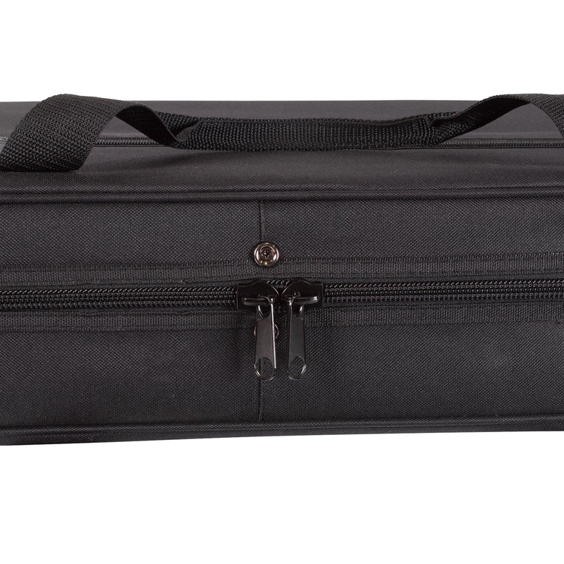 -Fretz Rectangular Electric Guitar Polyfoam Case (Black)-Living Music