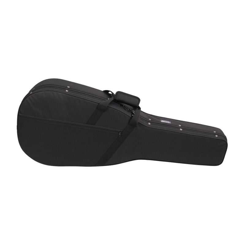 GC-3/4C14P-BLK-Fretz Shaped 3/4 Classical Guitar Polyfoam Case (Black)-Living Music