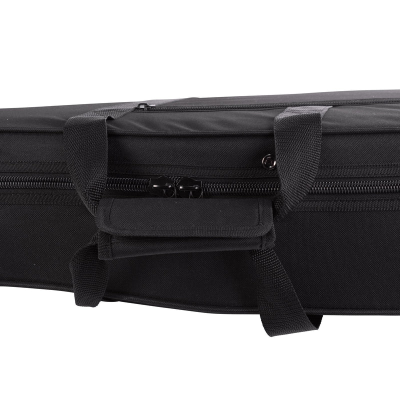 -Fretz Shaped 3/4 Classical Guitar Polyfoam Case (Black)-Living Music