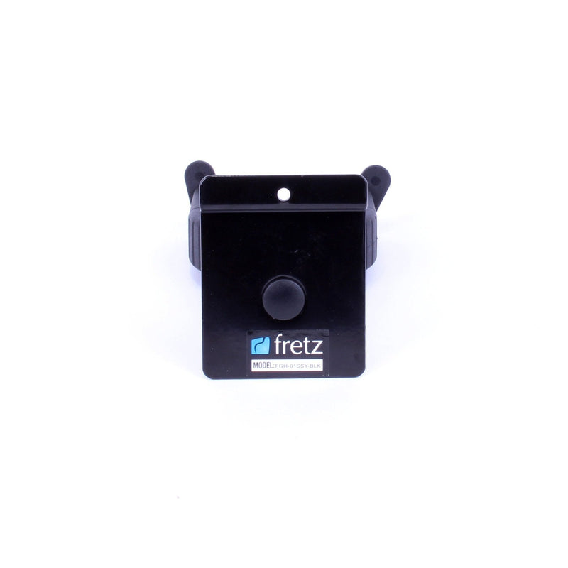 -Fretz Short Self-Securing Slatwall Guitar Hanger (Black)-Living Music