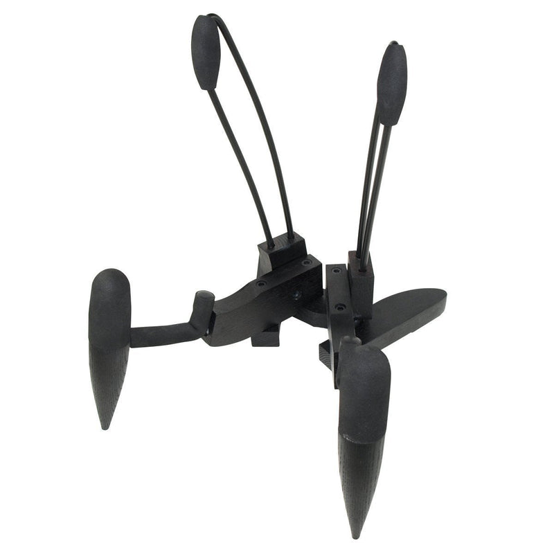 -Fretz 'Woodie 2' Wooden Folding Electric Guitar Stand (Black)-Living Music