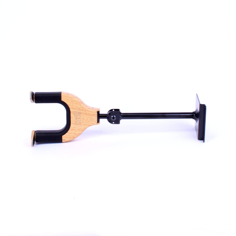 -Fretz 'Woodie' Long Self-Securing Slatwall Guitar Hanger (Maple)-Living Music