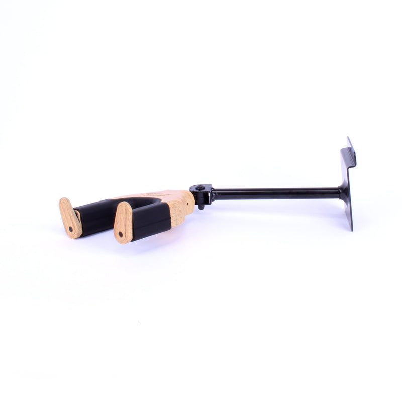 -Fretz 'Woodie' Long Self-Securing Slatwall Guitar Hanger (Maple)-Living Music