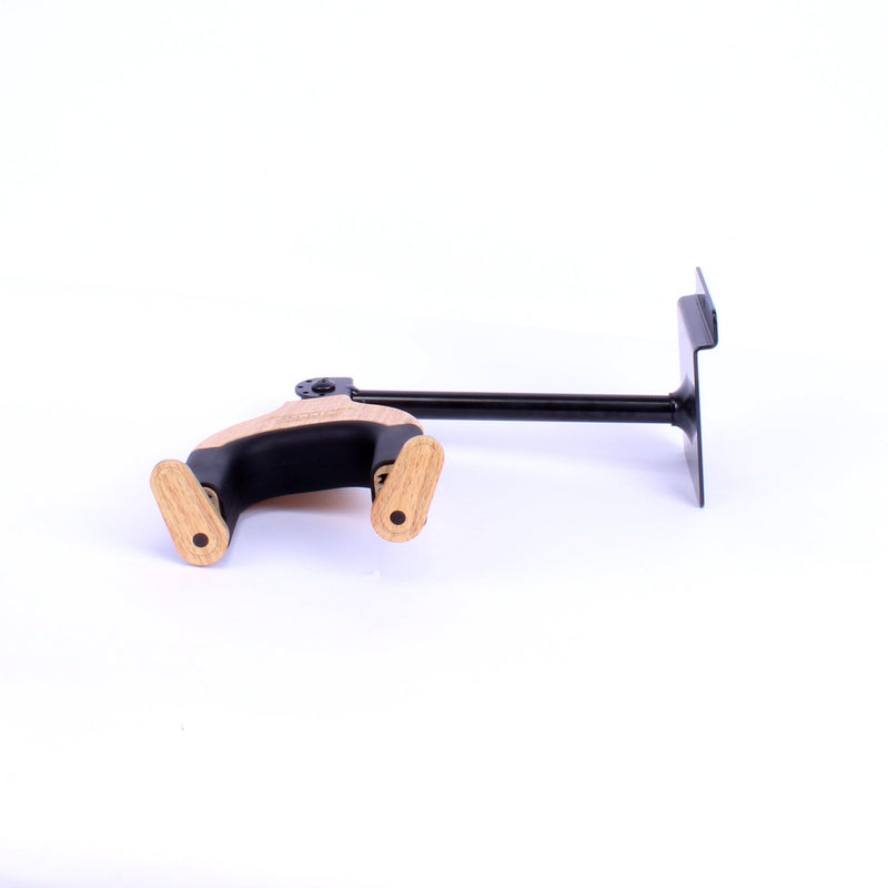 -Fretz 'Woodie' Long Self-Securing Slatwall Guitar Hanger (Maple)-Living Music