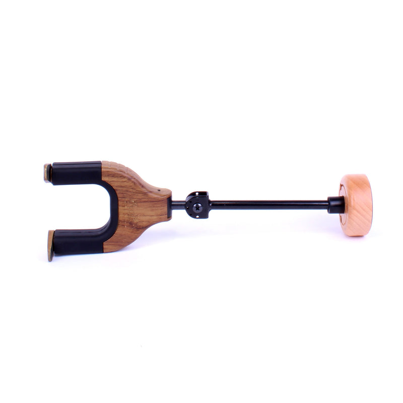 -Fretz 'Woodie' Long Self-Securing Wall-Mounted Guitar Hanger (Mahogany)-Living Music