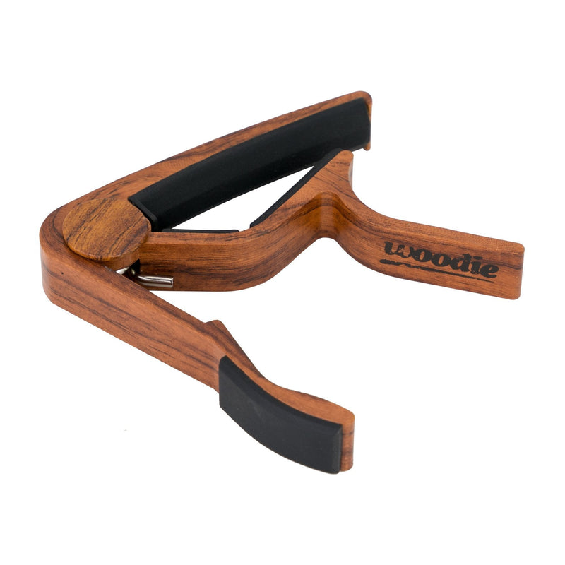 -Fretz 'Woodie' Trigger-Style Acoustic Guitar Capo (Mahogany)-Living Music