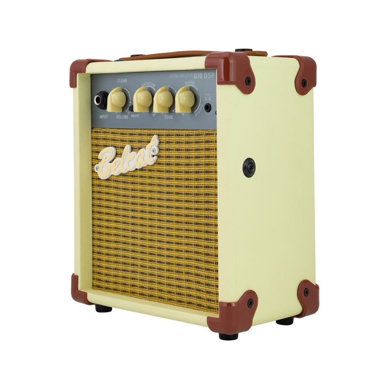 -Belcat G10 DSP Guitar Combo Amplifier with Effects (Biege)-Living Music