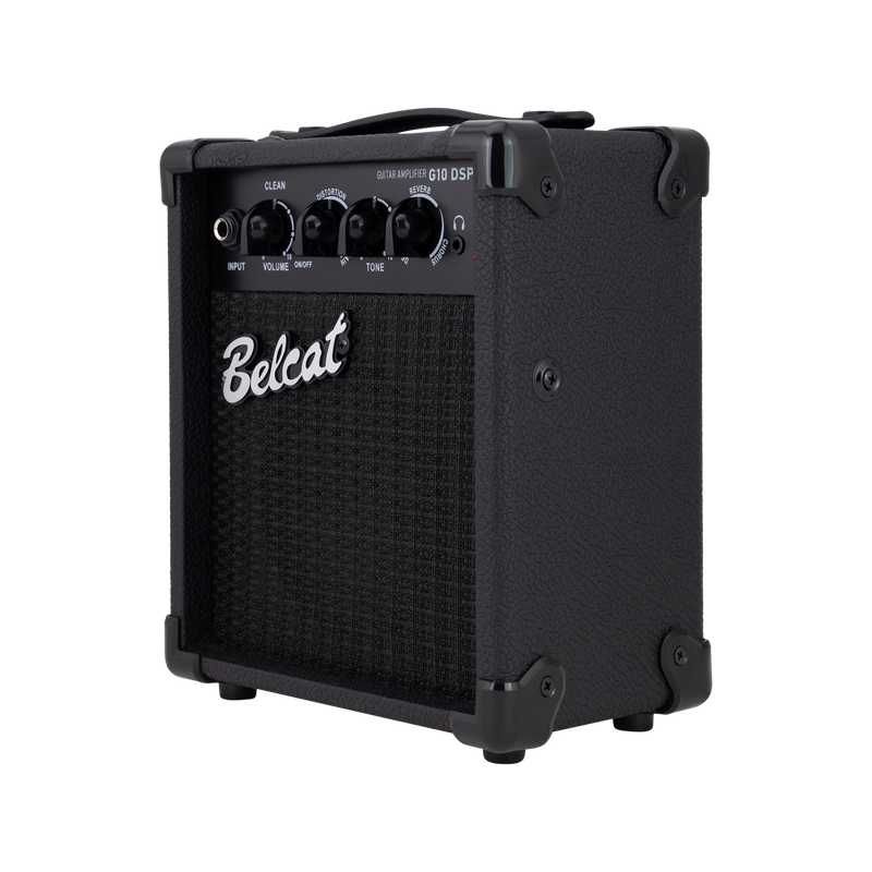 -Belcat G10 DSP Guitar Combo Amplifier with Effects (Black)-Living Music