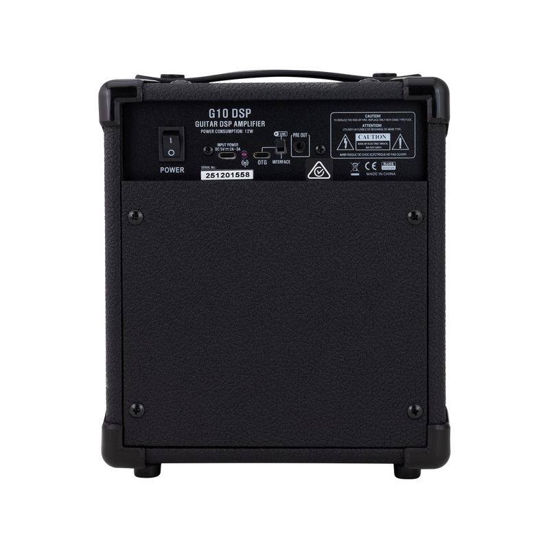 -Belcat G10 DSP Guitar Combo Amplifier with Effects (Black)-Living Music