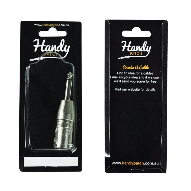 -Handy Patch Male XLR to Male Phono Adaptor Connector-Living Music