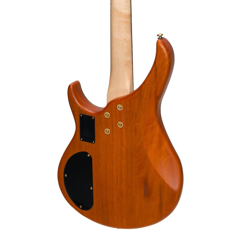 -J&D Luthiers '21 Series' 4-String Contemporary Active Electric Bass Guitar (Natural Satin)-Living Music
