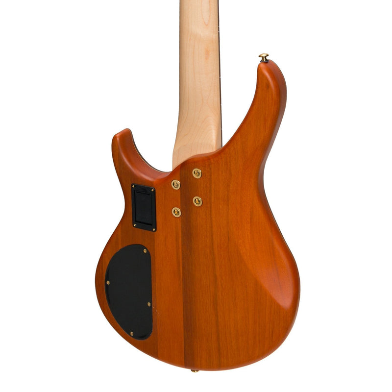 -J&D Luthiers '21 Series' 5-String Contemporary Active Electric Bass Guitar (Natural Satin)-Living Music