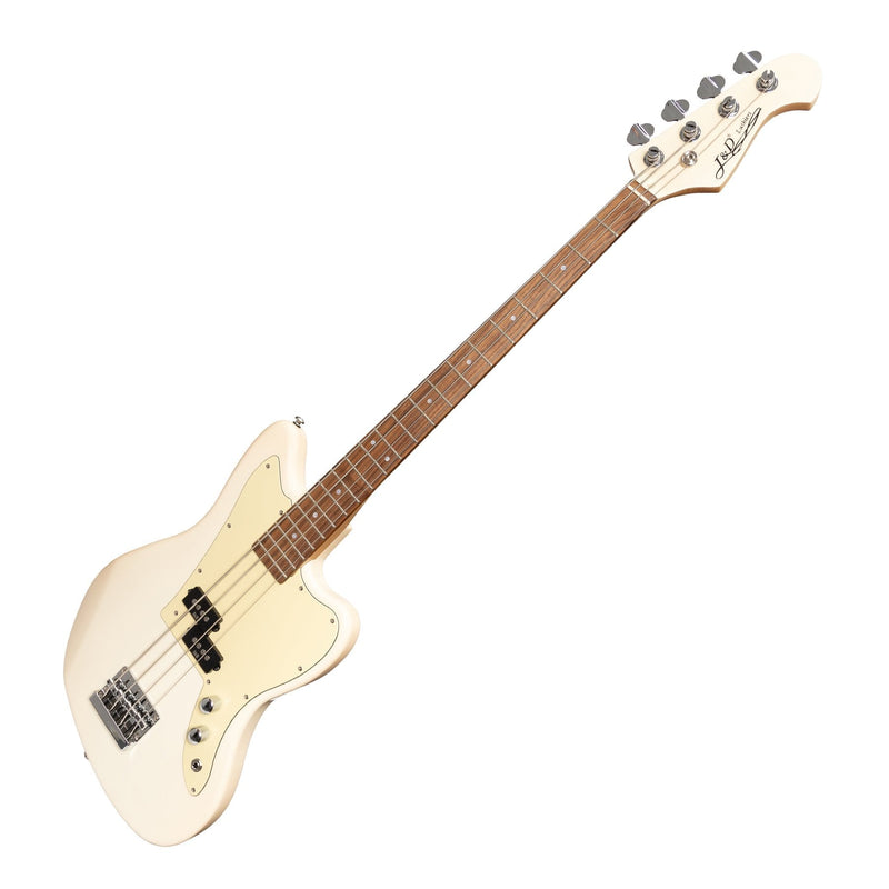 JD-JMB-CRM-J&D Luthiers 4-String JM-Style Electric Bass Guitar (Cream)-Living Music