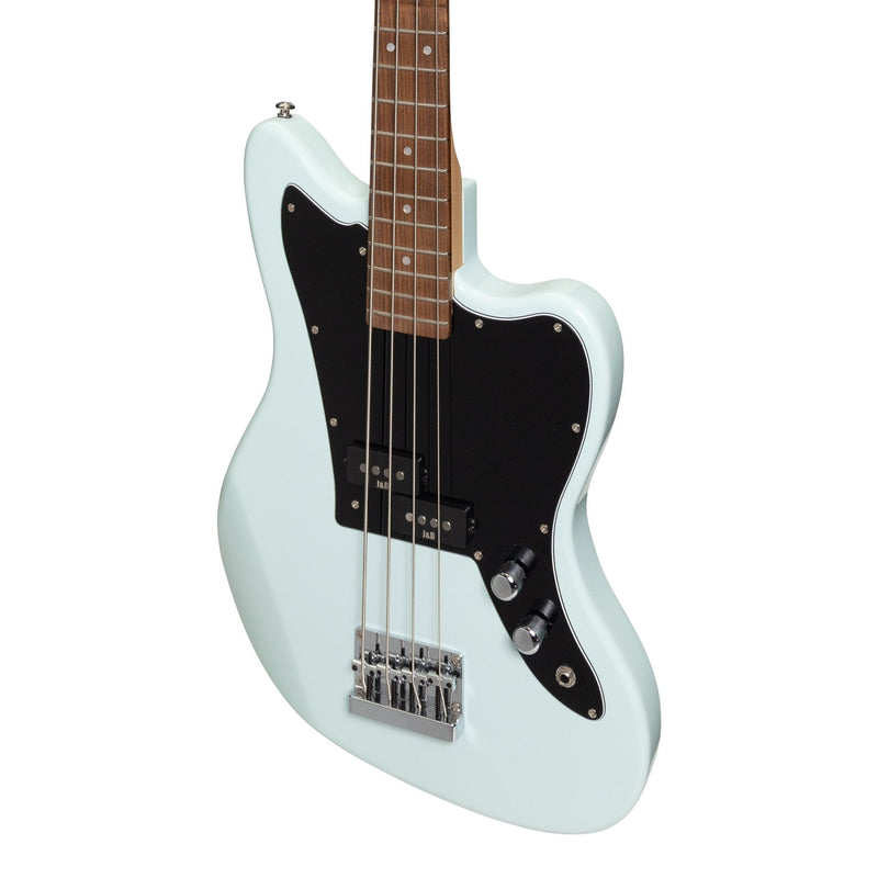 -J&D Luthiers 4-String JM-Style Electric Bass Guitar (Light Blue)-Living Music