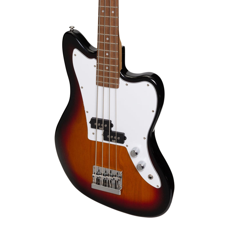 -J&D Luthiers 4-String JM-Style Electric Bass Guitar (Tobacco Sunburst)-Living Music