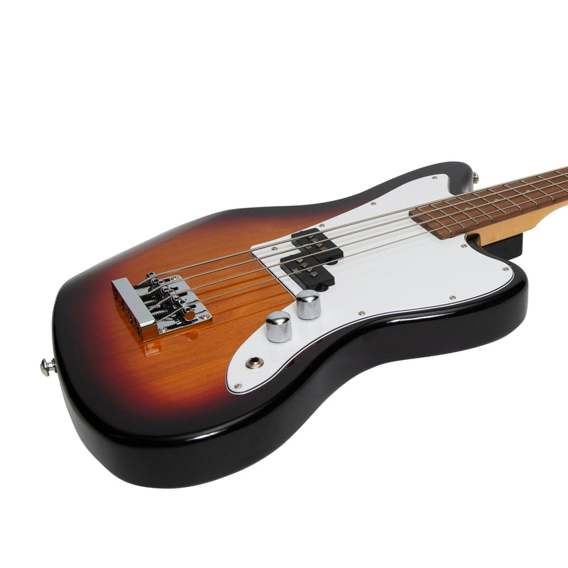 -J&D Luthiers 4-String JM-Style Electric Bass Guitar (Tobacco Sunburst)-Living Music