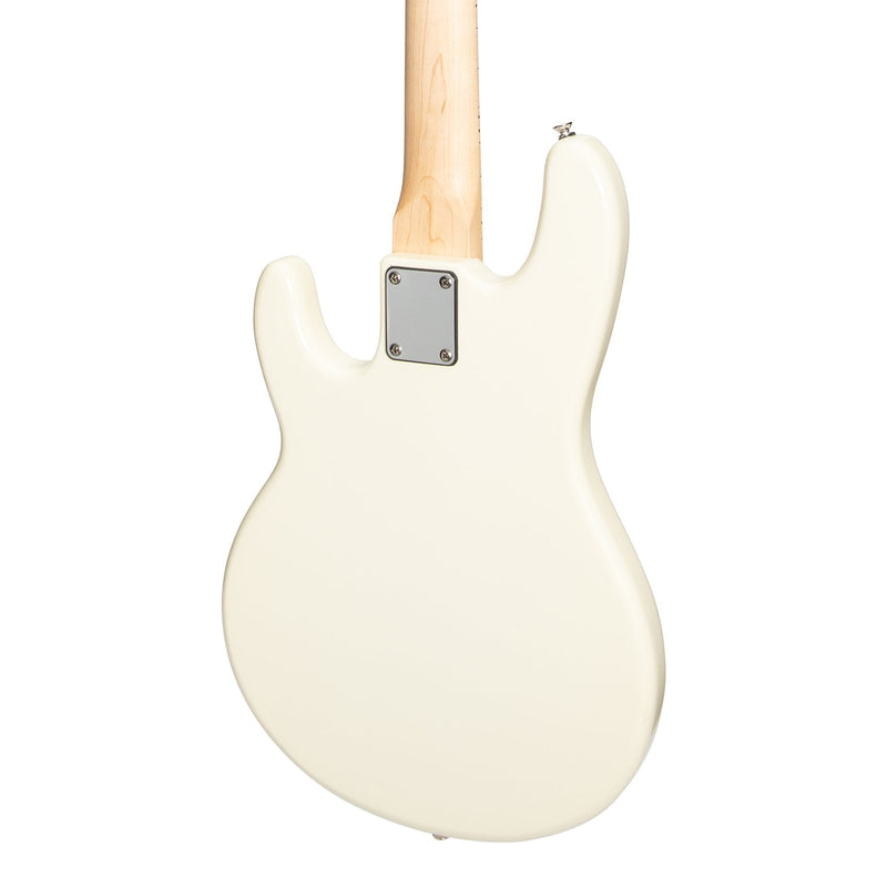 -J&D Luthiers 4-String MM-Style Electric Bass Guitar (Vintage White)-Living Music