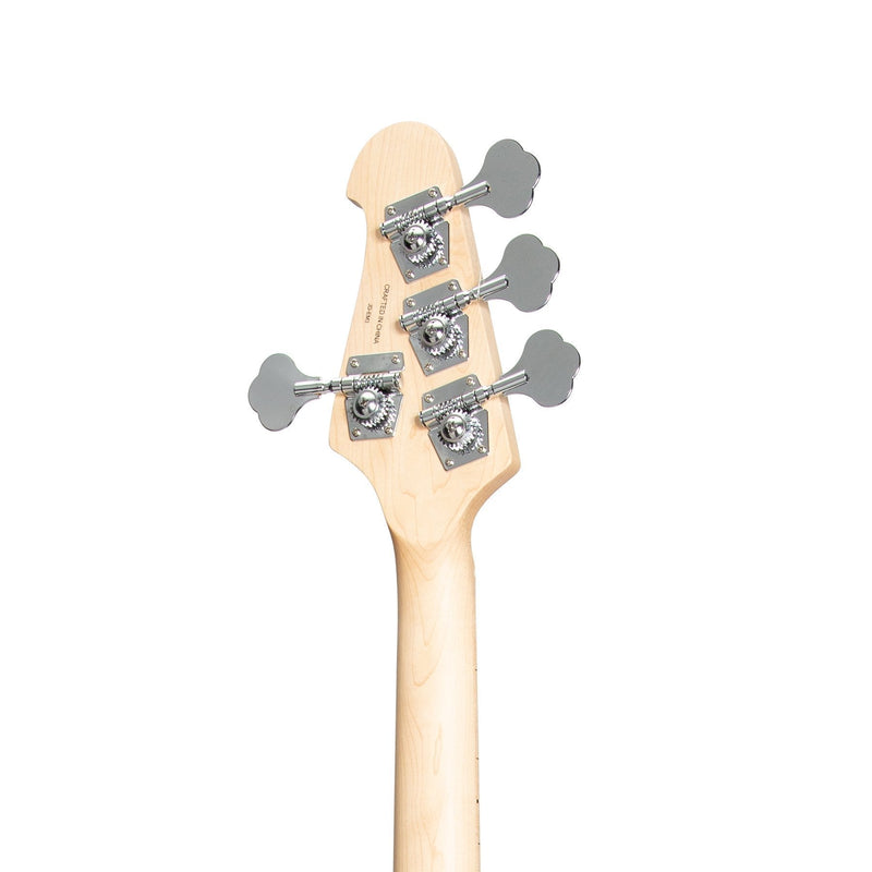 -J&D Luthiers 4-String MM-Style Electric Bass Guitar (Vintage White)-Living Music