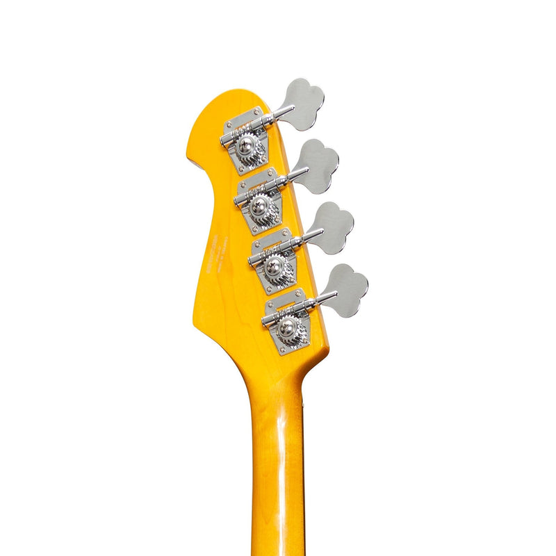 -J&D Luthiers 4-String PB-Style Fretless Electric Bass Guitar (Cream)-Living Music